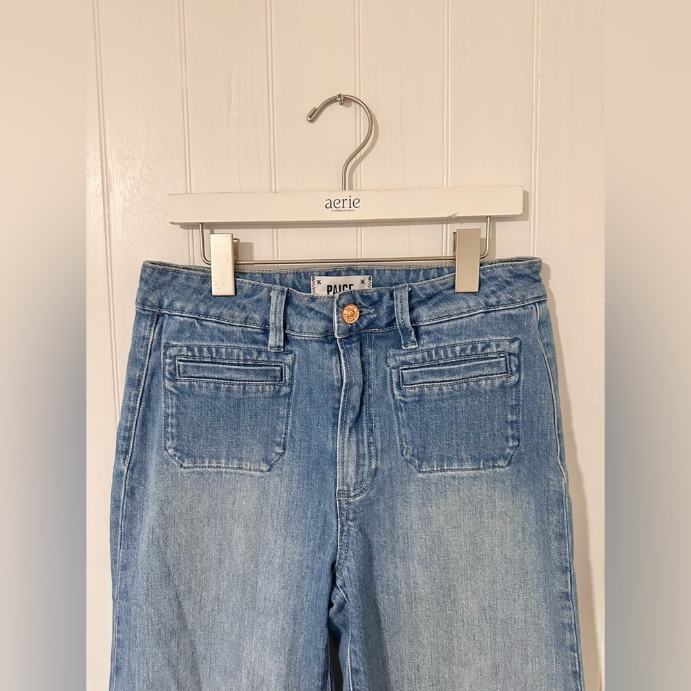 PAIGE Sasha Ankle Wide Leg Jean